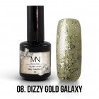 Gel Lak Dizzy 08. - Dizzy Gold Galaxy 12 ml