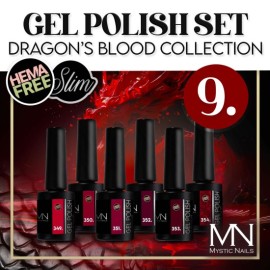  Gel Lak Set 09 -  Dragon's Blood  (HEMA-free) - 6 pcs x 6 ml