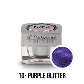 3D Plastelin Gel - 10 - Purple Glitter - 3,5g