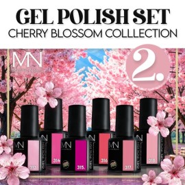  Gel Lak Set 02 - Cherry Blossom collection (HEMA&TPO-free) - 6 pcs x 6ml