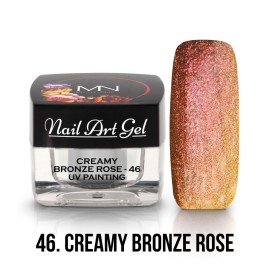 UV Painting Nail Art Gel - 46 - Creamy Bronze Rose - 4g