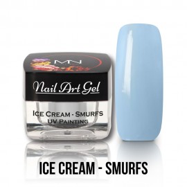 UV Painting Nail Art Gel - Ice Cream - Smurfs - 4g