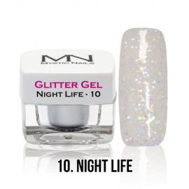 Glitter Gel - no.10. - Night Life - 4g