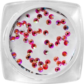Cirkoni Swarovski - Corall Red, Holographic SS4 - 50 kom 