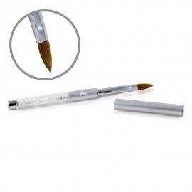Kolinsky Silver Glamour Četkica - Špicasto-pljosnata - #10