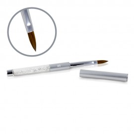 Kolinsky Silver Glamour Četkica - Špicasto-pljosnata - #8