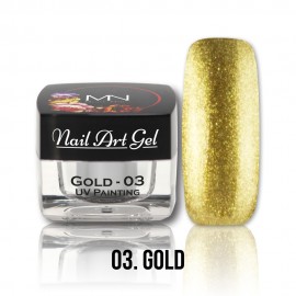 UV Painting Nail Art Gel - 03 - Gold - 4g