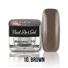 UV Painting Nail Art Gel - 10 - Brown - 4g