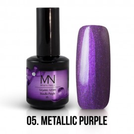 Gel Lak Metallic no.05. - Metallic Purple 12 ml