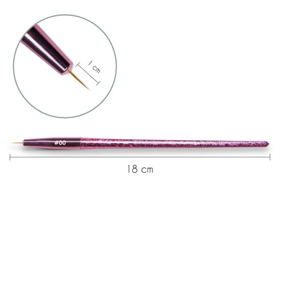 Liner Četkica #00 - Pink 