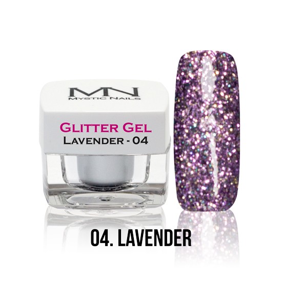 Glitter Gel - no.04. - Lavender - 4g