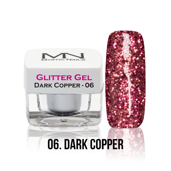 Glitter Gel - no.06. - Dark Copper - 4g