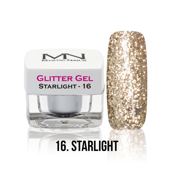 Glitter Gel - no.16. - Starlight - 4g