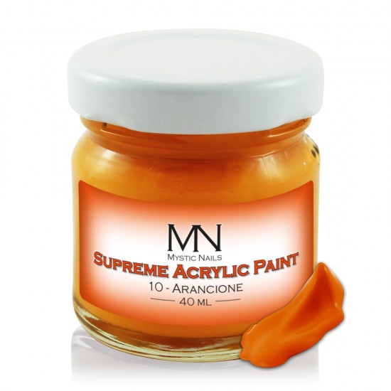 Supreme Akrilna boja - no.10. Arancione - 40 ml